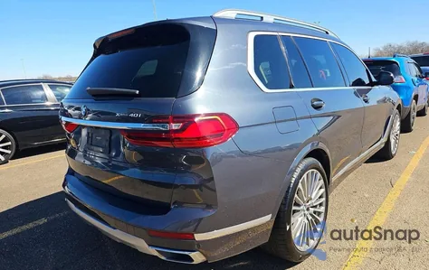 2019 BMW X7 xDrive40I z USA, uszkodzony, nr VIN 5UXCW2C52KLB43713
